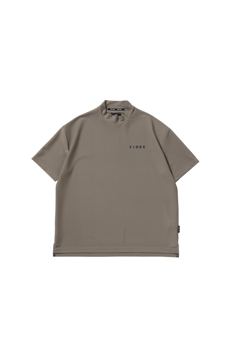 MESH TRICOT LOGO MOCK NECK S/S – FIDES MESH TRICOT LOGO MOCK NECK S/S – FIDES