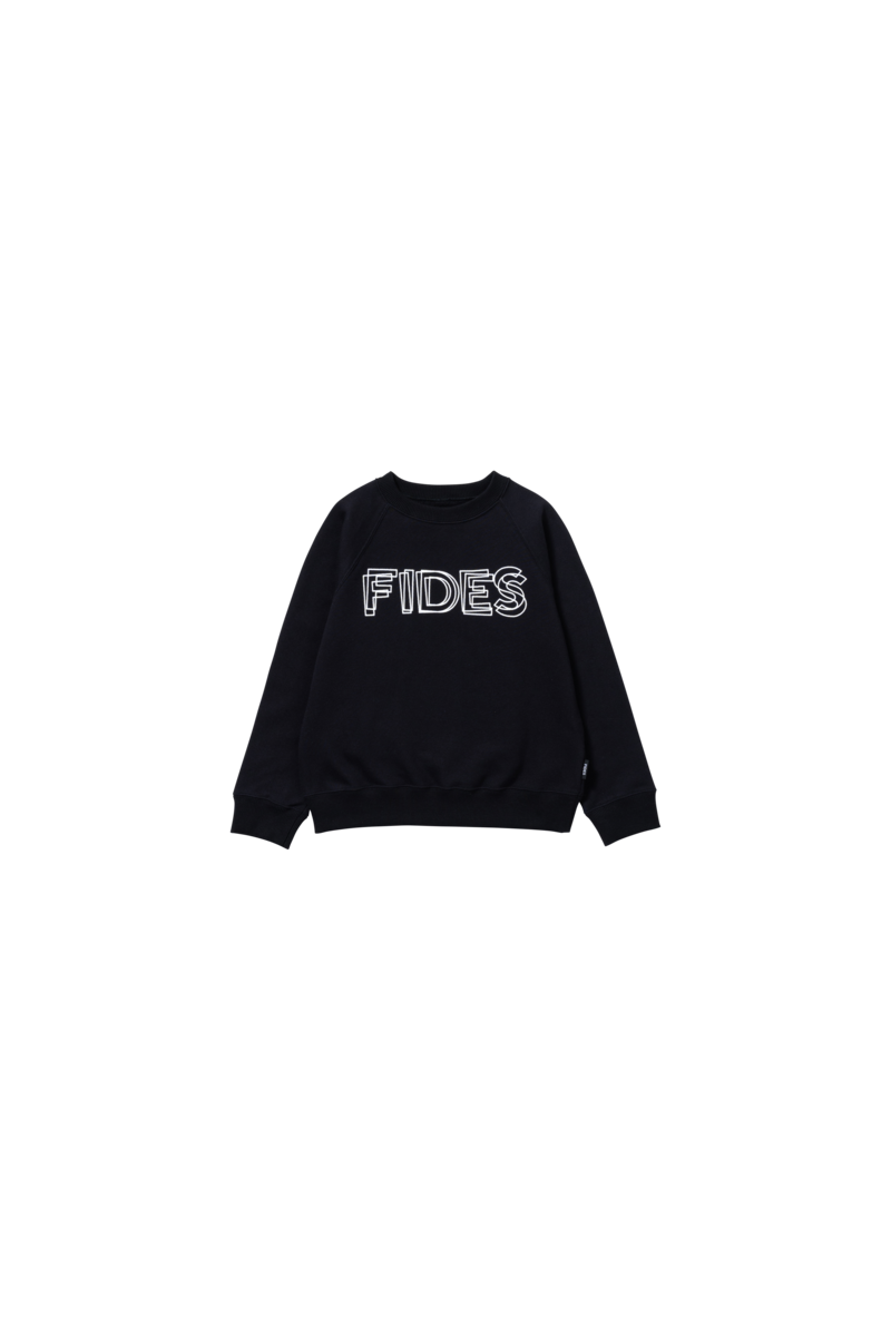 OVERLAP LOGO CREW NECK SWEAT KIDS – FIDES