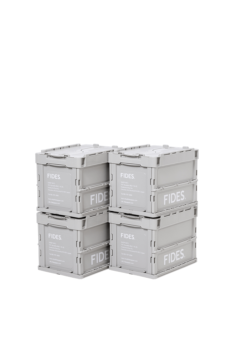 家具・インテリア FCRB SMALL FOLDABLE CONTAINER FOLDING CONTAINER MINI 4 PIECES SET – FIDES