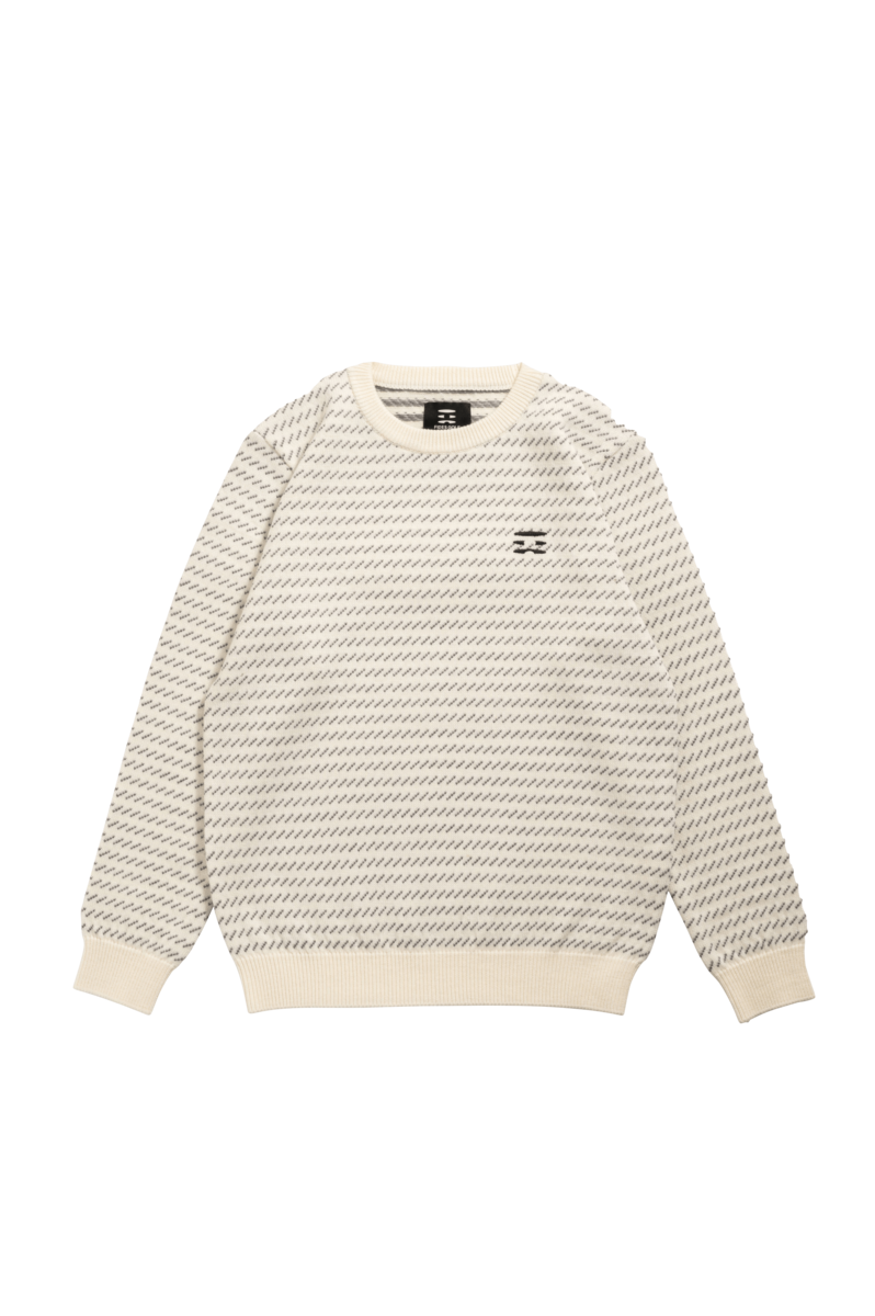 JACQUARD CREW NECK KNIT