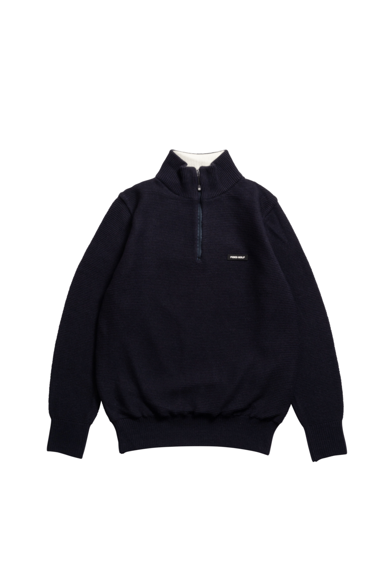 HALF ZIP LINING KNIT
