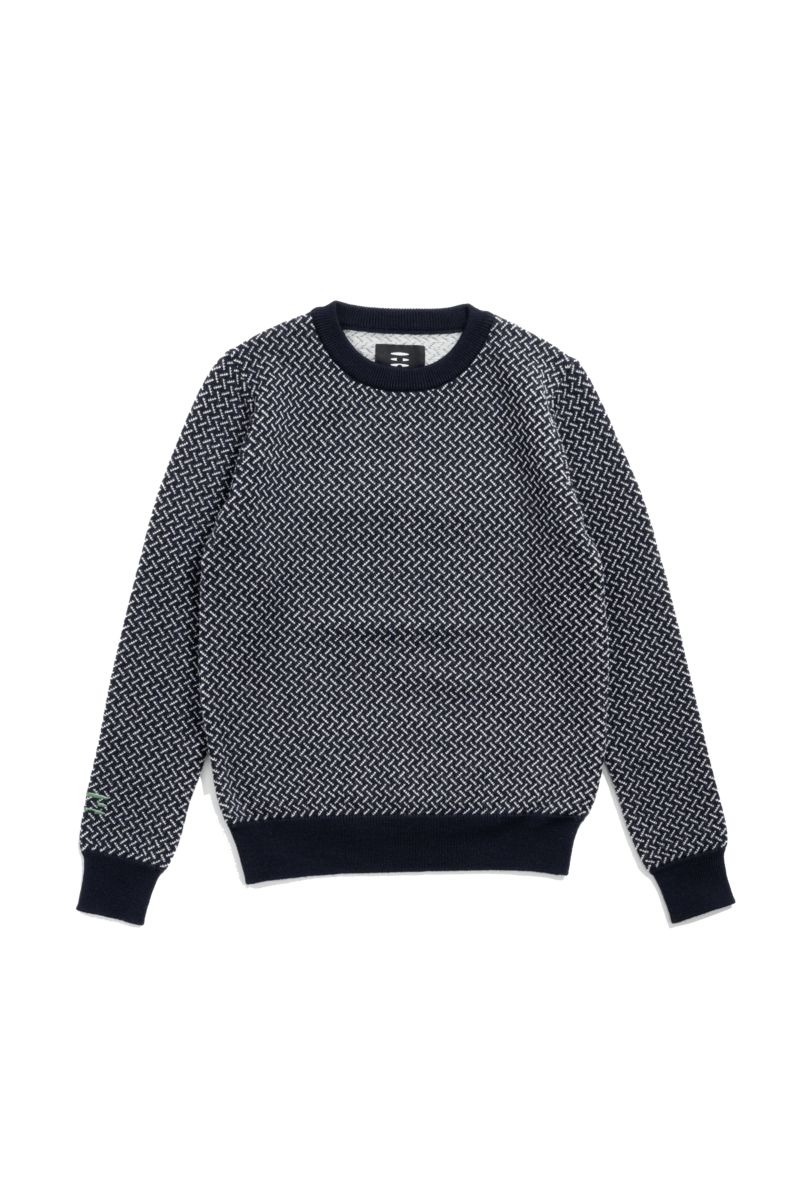 JACQUARD CREW NECK KNIT WOMEN