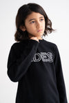 OVERLAP LOGO CREW NECK SWEAT KIDS