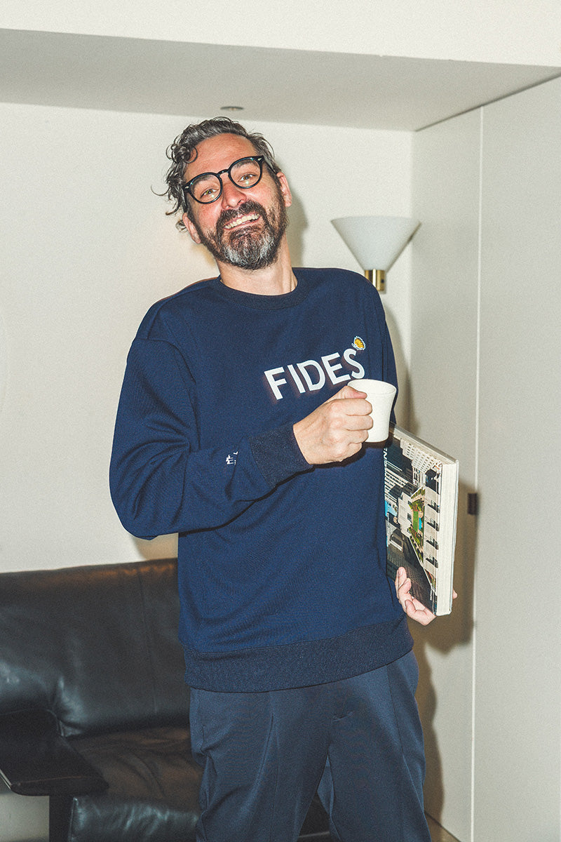 FIDES × CLUBHAUS LOGO CREW NECK