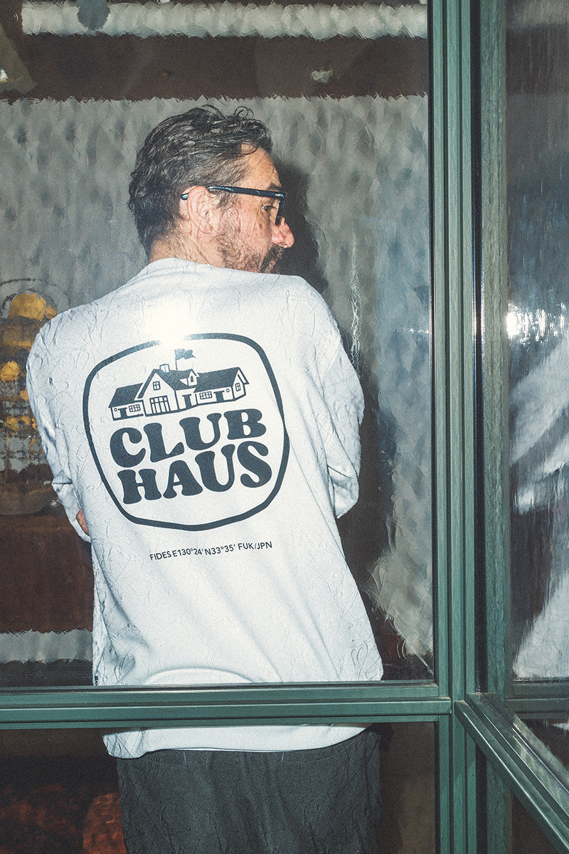 FIDES × CLUBHAUS LOGO CREW NECK