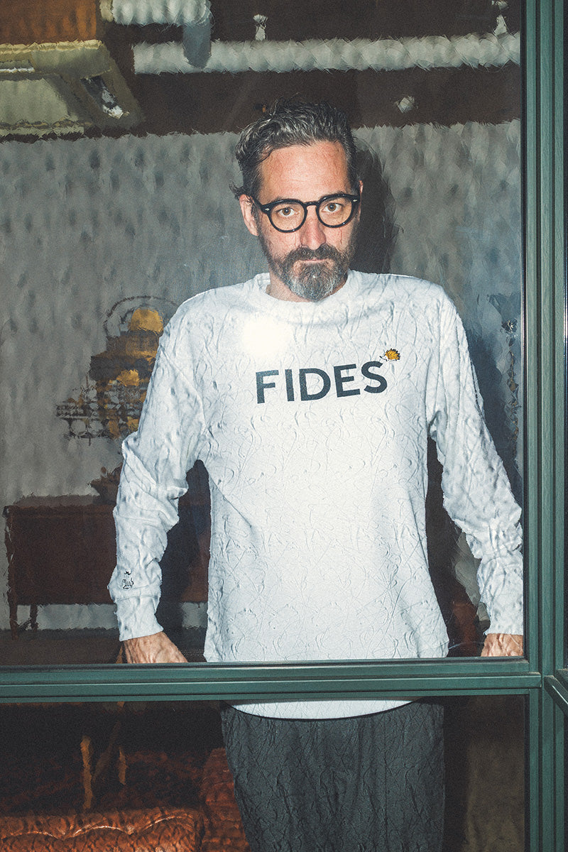 Fides Picture FIDES × CLUBHAUS LOGO CREW NECK