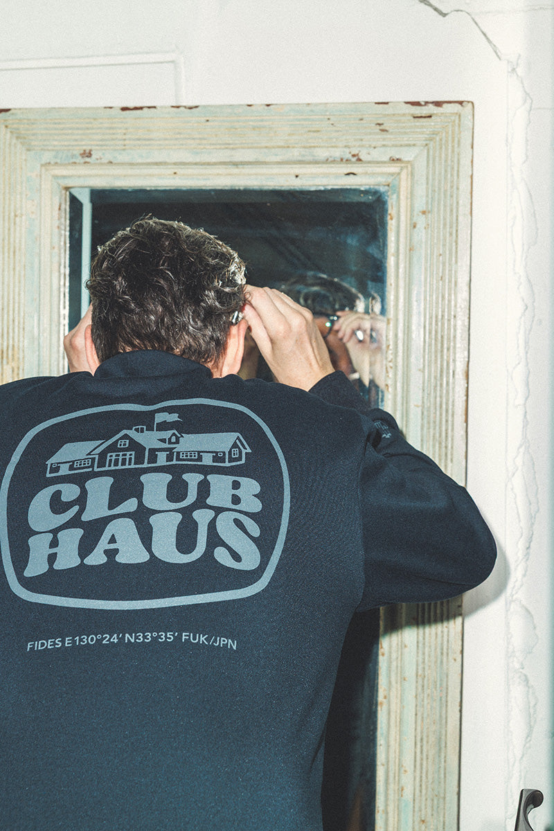 FIDES × CLUBHAUS Logo Crew Neck FIDES × CLUBHAUS LOGO CREW NECK