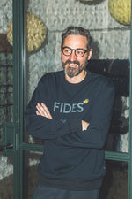 FIDES × CLUBHAUS LOGO CREW NECK