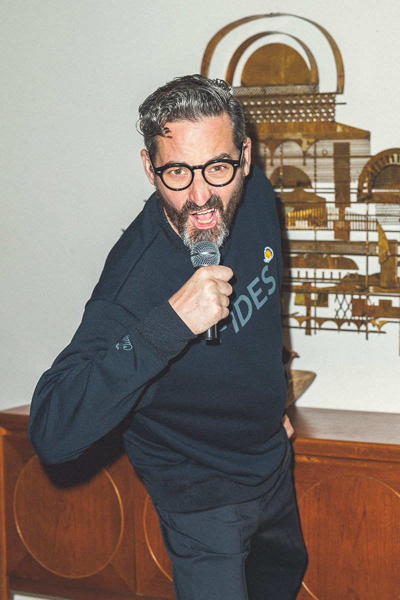 FIDES × CLUBHAUS LOGO CREW NECK