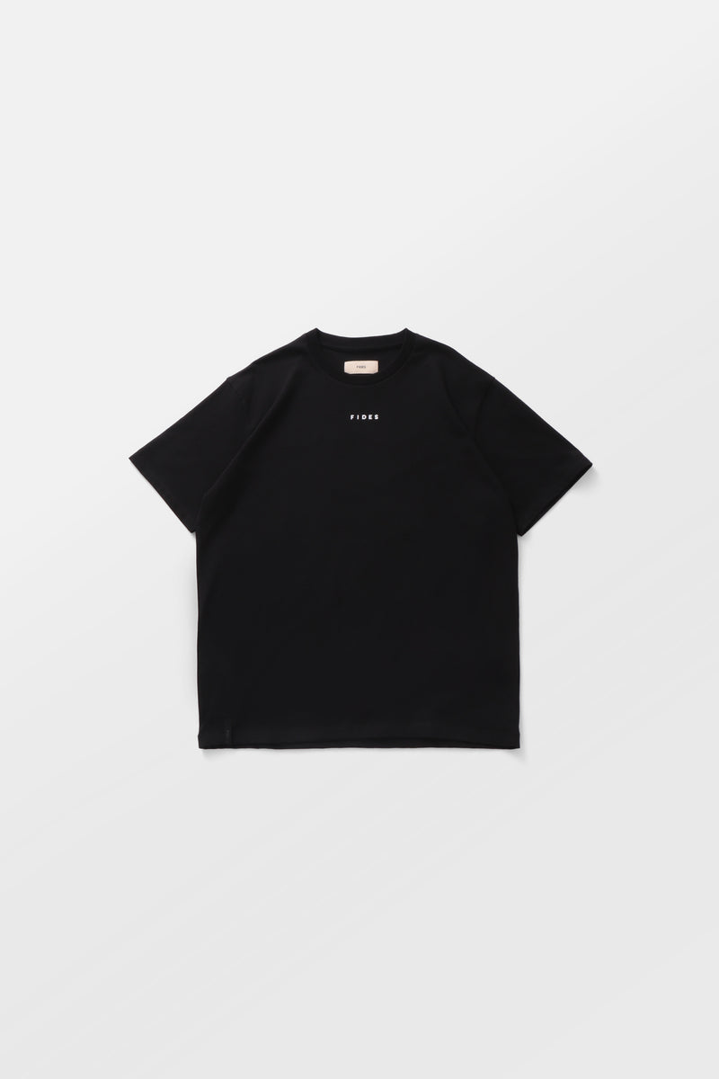 新品 FIDES Tシャツ ブラック S BACK LOGO S/S – FIDES