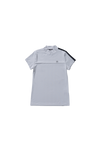 STRETCH SHOULDER LINE MOCK NECK S/S WOMEN