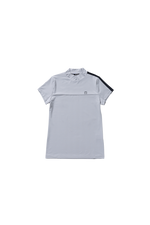 STRETCH SHOULDER LINE MOCK NECK S/S WOMEN