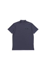 RECYCLE MESH LOGO MOCK NECK S/S