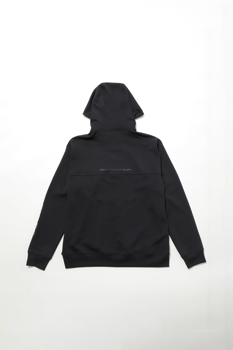 STRETCH JERSEY FULL ZIP PARKA – FIDES