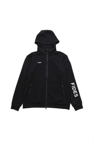 STRETCH JERSEY FULL ZIP PARKA – FIDES