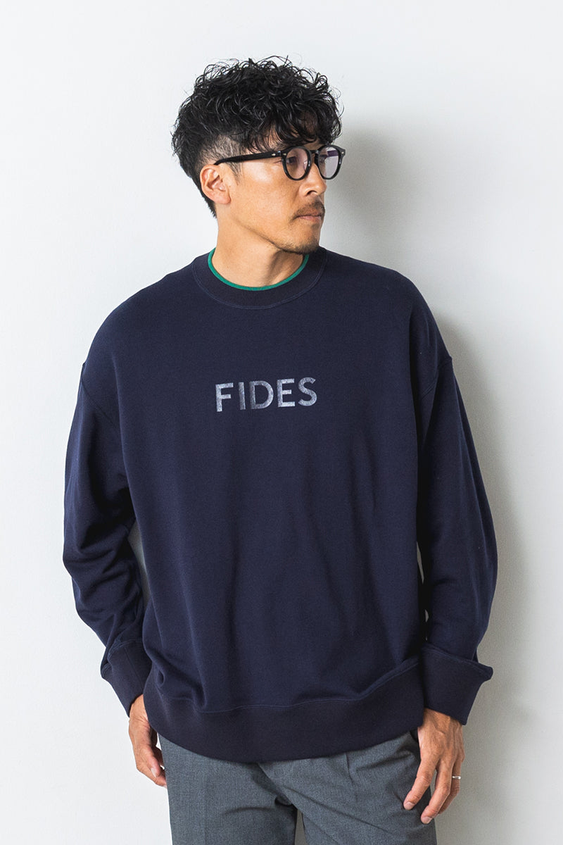 JACQUARD FRENCH TERRY LOGO SWEAT