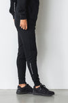 NYLON JACQUARD RIB PANTS