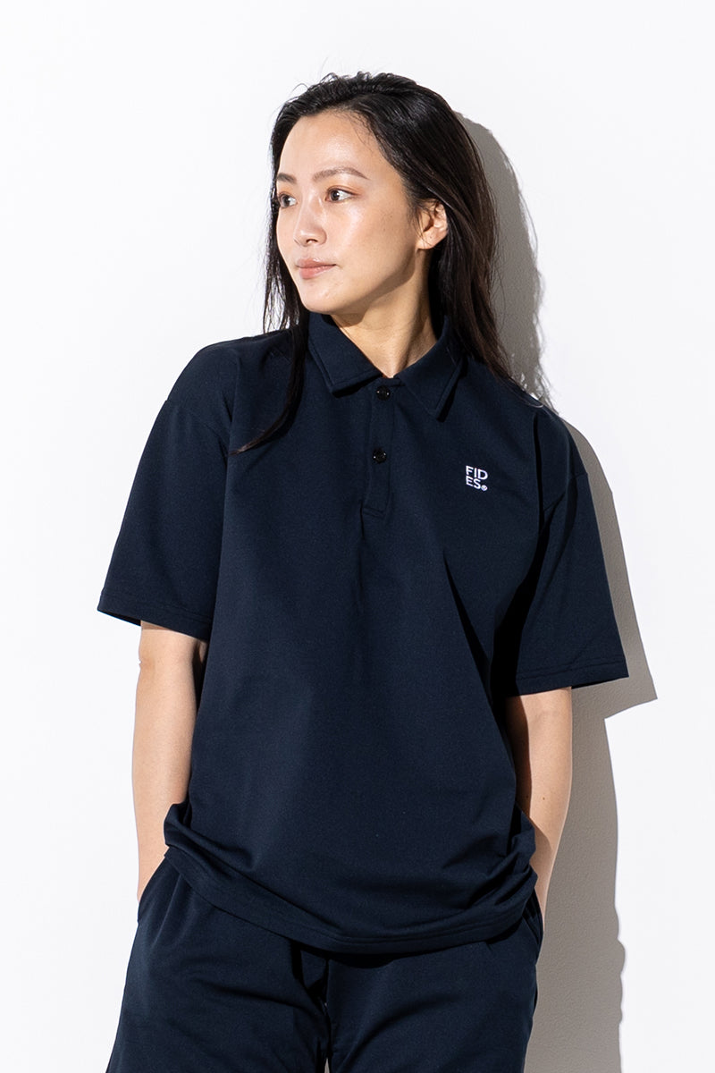 2LINE LOGO SWEAT POLO S/S