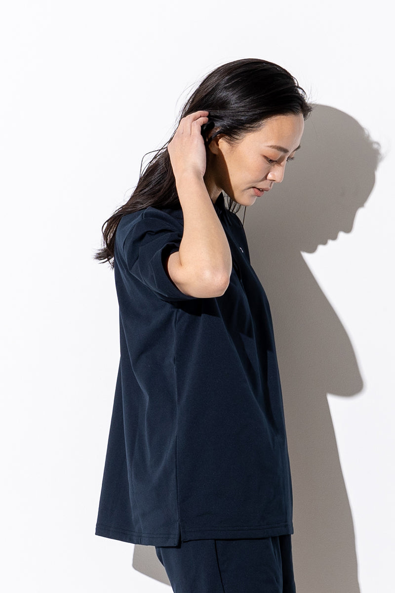 2LINE LOGO SWEAT POLO S/S