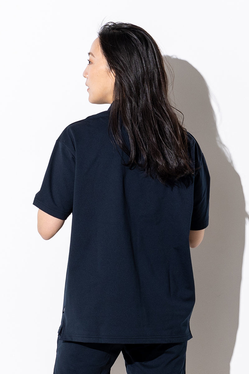 2LINE LOGO SWEAT POLO S/S