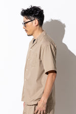 TYPEWRITER OPEN COLLAR SHIRT S/S