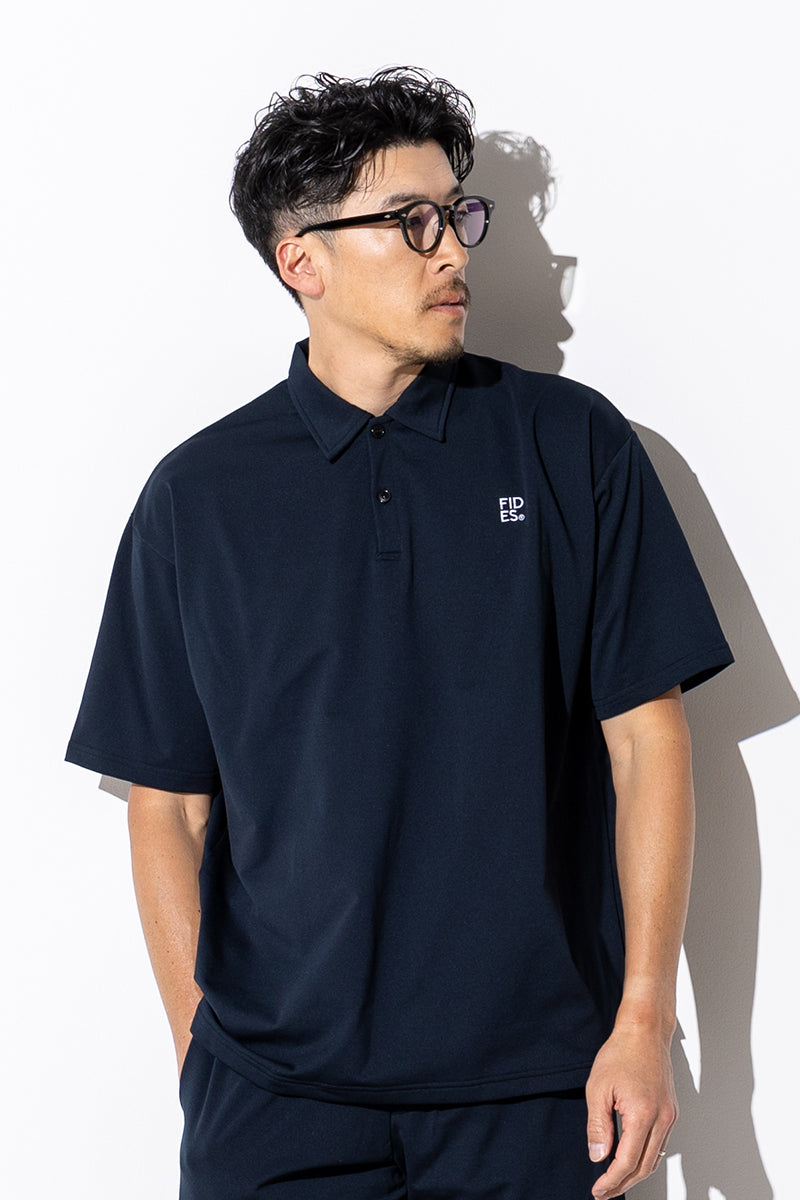 2LINE LOGO SWEAT POLO S/S