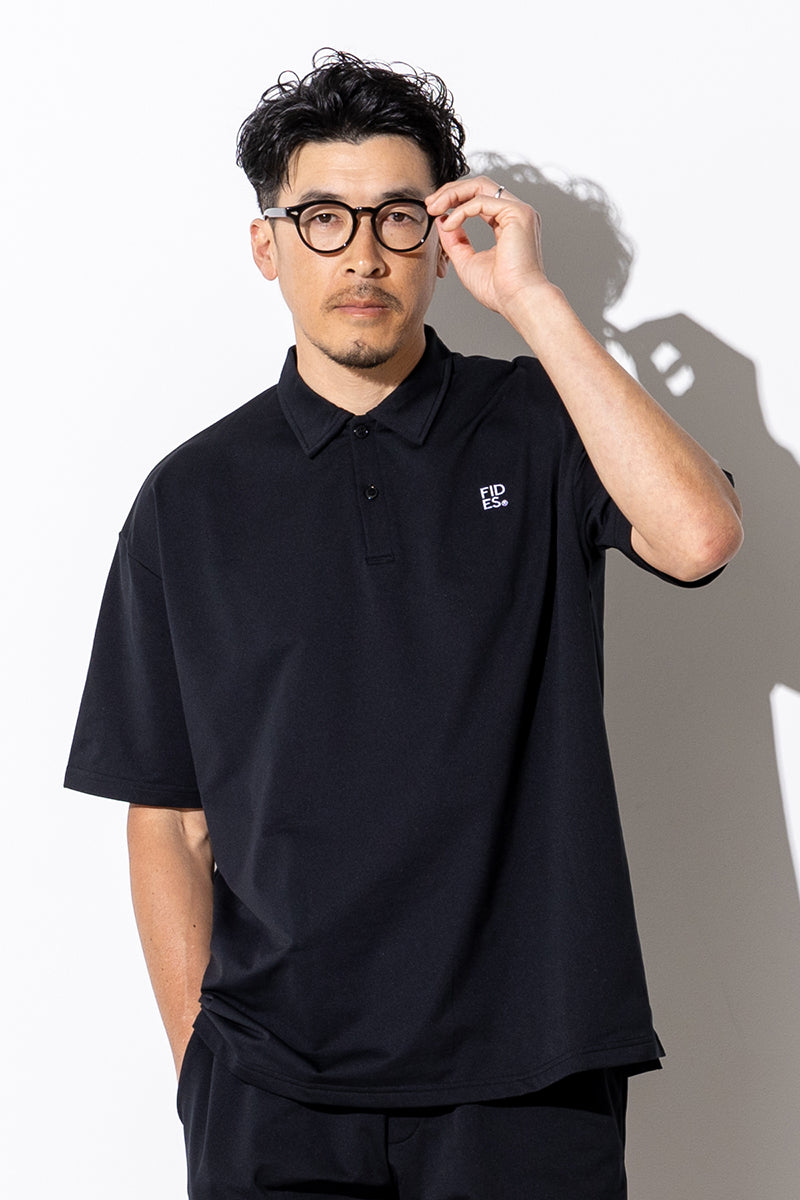 2LINE LOGO SWEAT POLO S/S