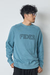OVERLAP LOGO CREW NECK SWEAT