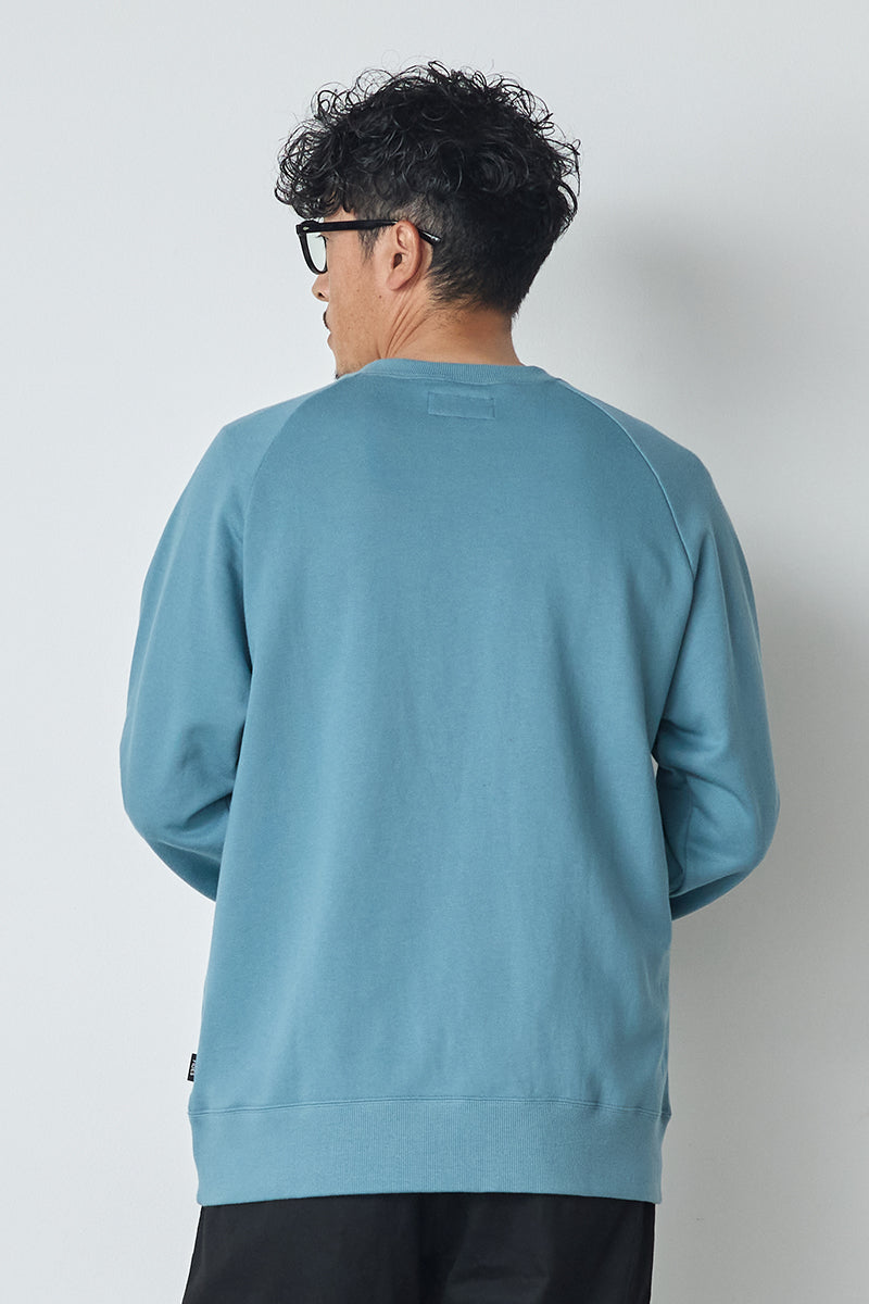 OVERLAP LOGO CREW NECK SWEAT – FIDES