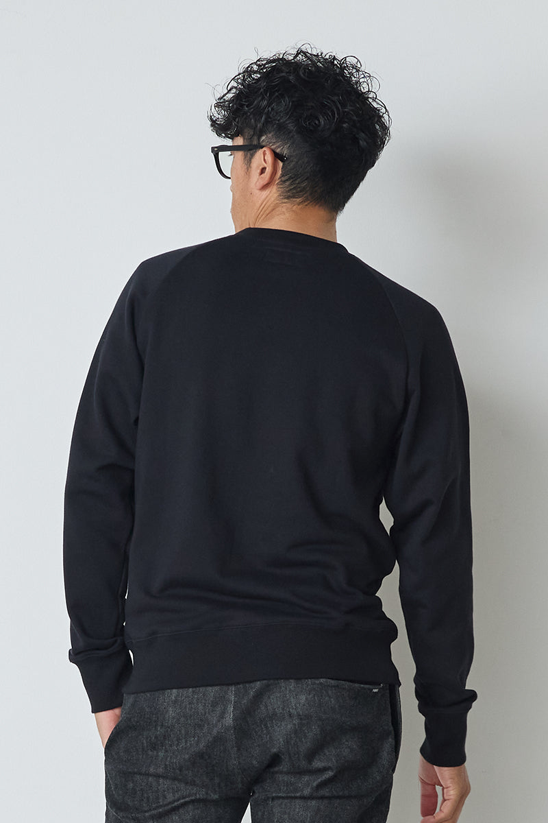 OVERLAP LOGO CREW NECK SWEAT – FIDES