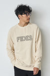 OVERLAP LOGO CREW NECK SWEAT