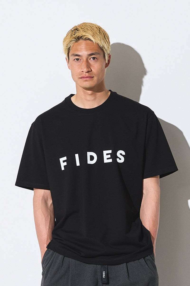 新品 FIDES Tシャツ ブラック S LOGO S/S – FIDES
