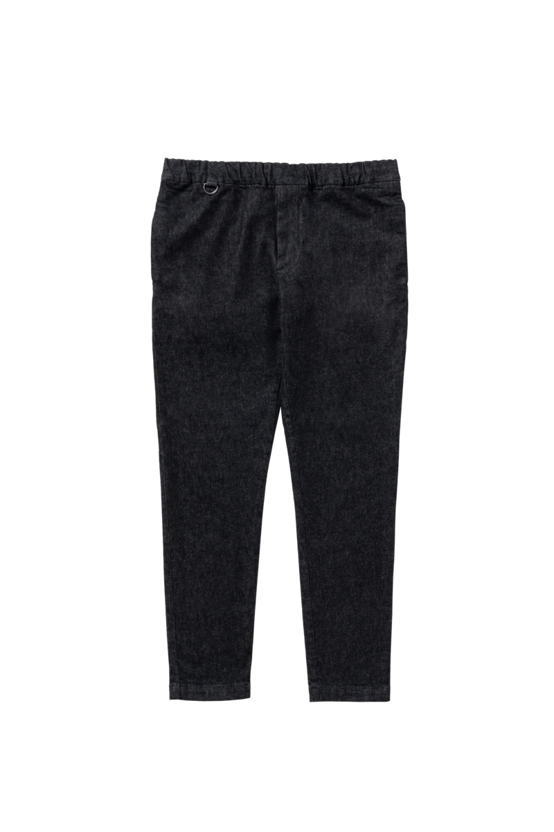 BLACK EASY DENIM PANTS
