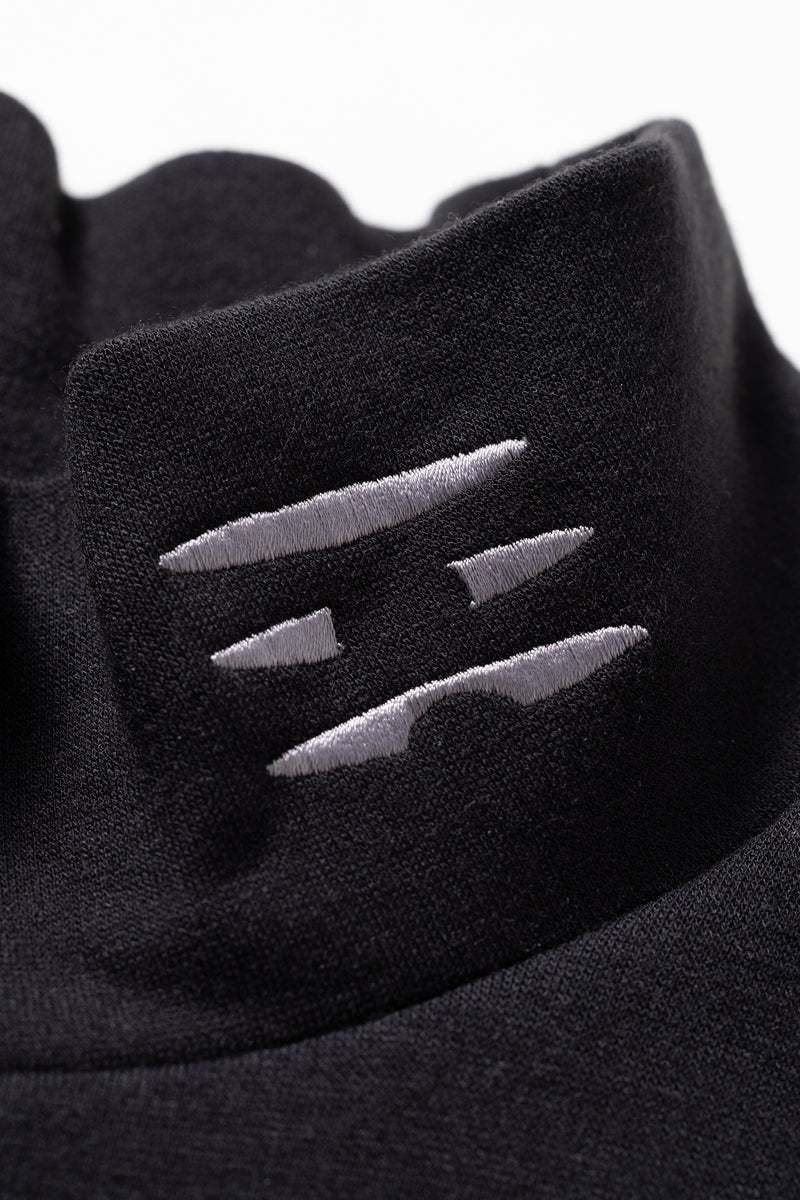 LUX-WARM LOGO MOCK NECK L/S