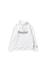 SNAP BRUSHED BACK SWEAT