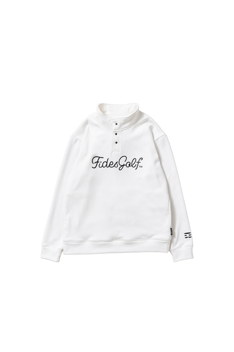 新品】FIDES GOLF SNAP BRUSHED BACK スウェット 新品】FIDES GOLF SNAP BRUSHED BACK スウェット