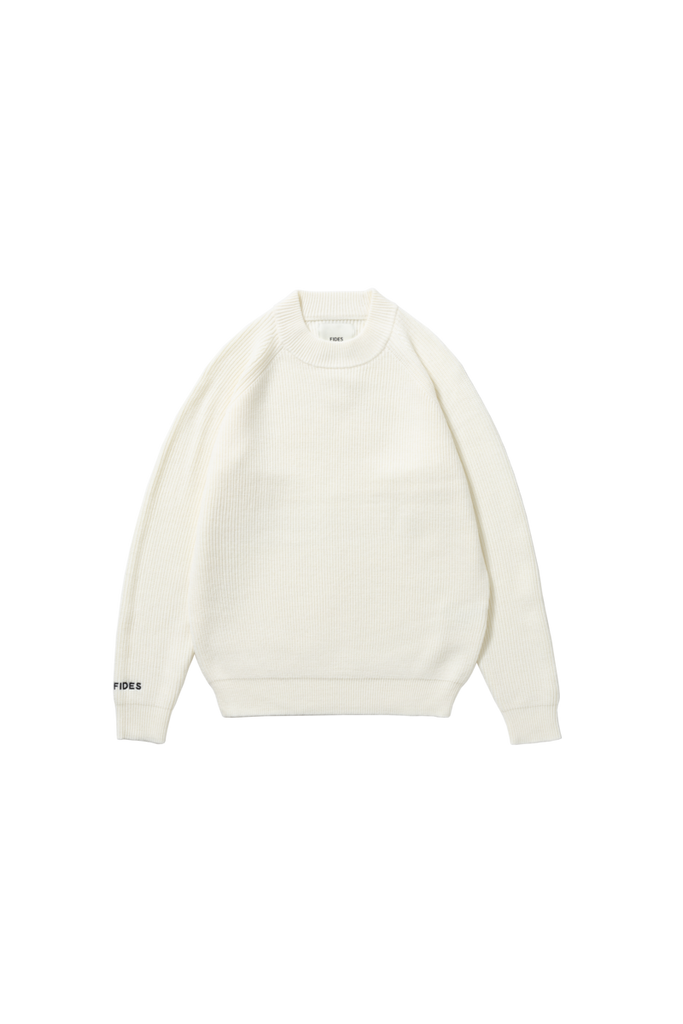 MOCK NECK KNIT
