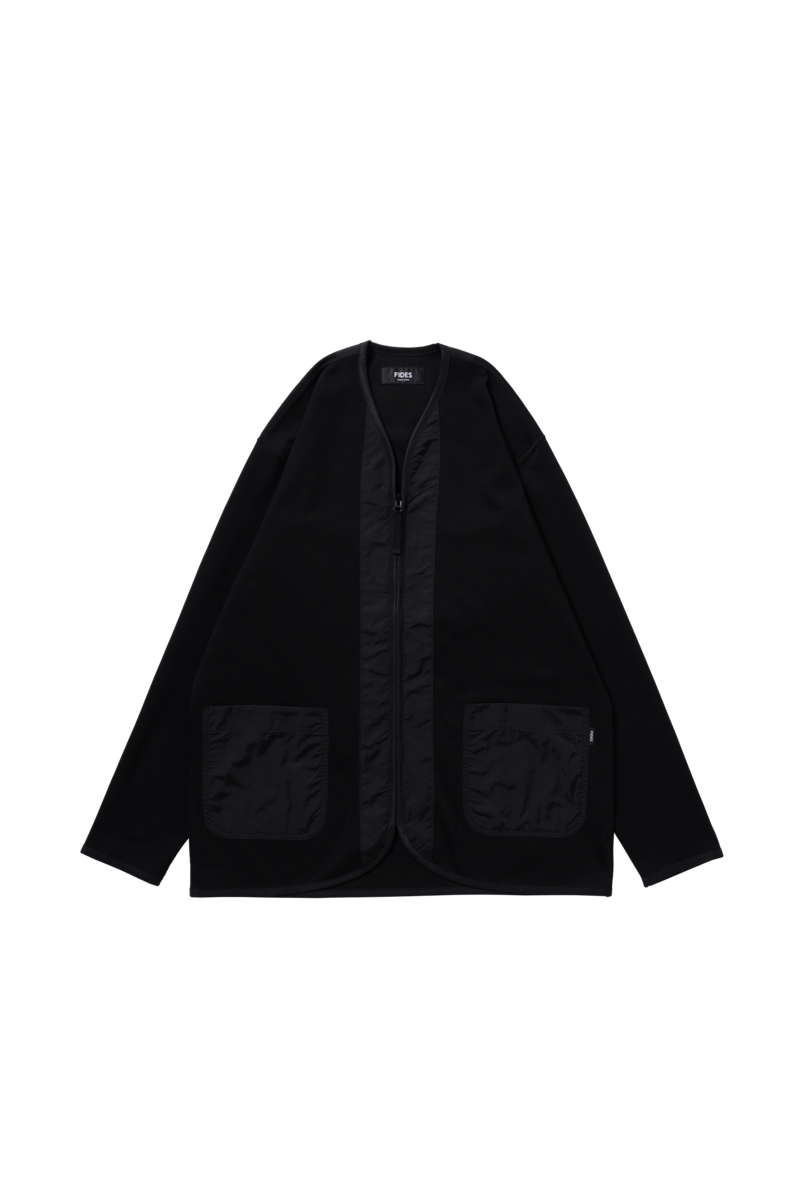 COTTON JERSEY CARDIGAN