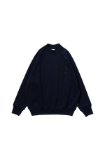 HEAVY WEIGHT RAGLAN MOCK NECK