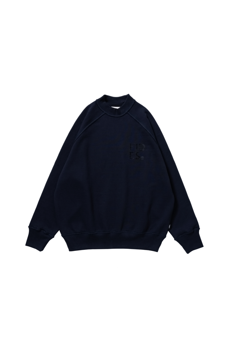 HEAVY WEIGHT RAGLAN MOCK NECK