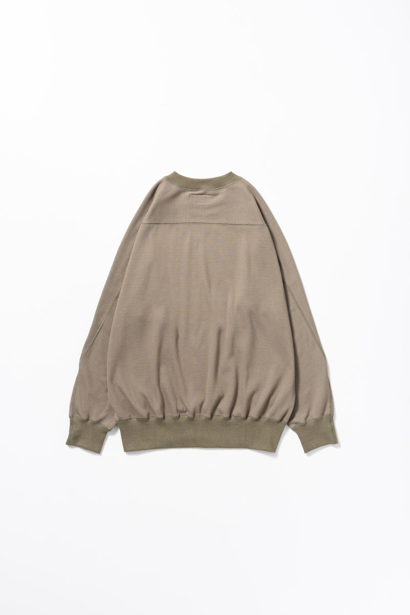 BRUSHED BACK THERMAL CREW NECK