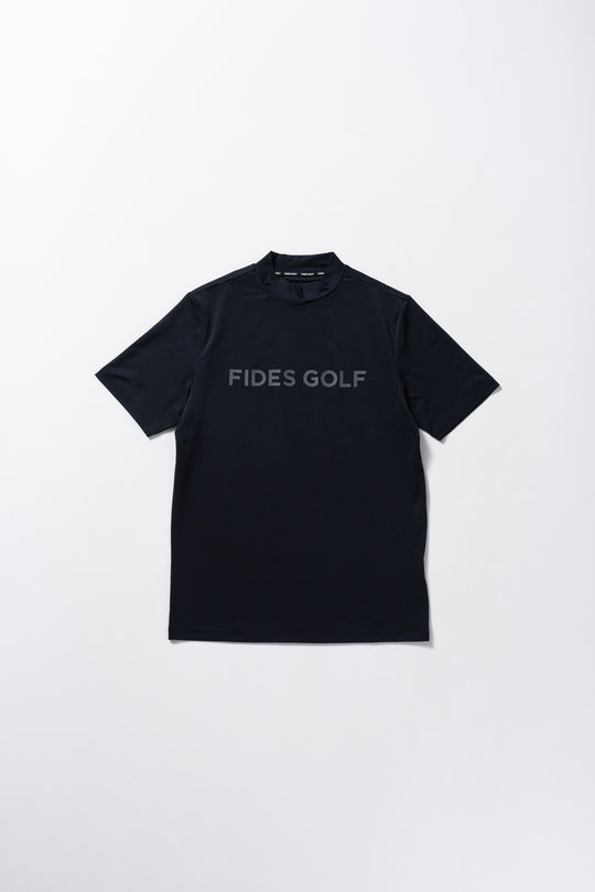 FIDES GOLF BIG LOGO MOCK NECK S/S高価