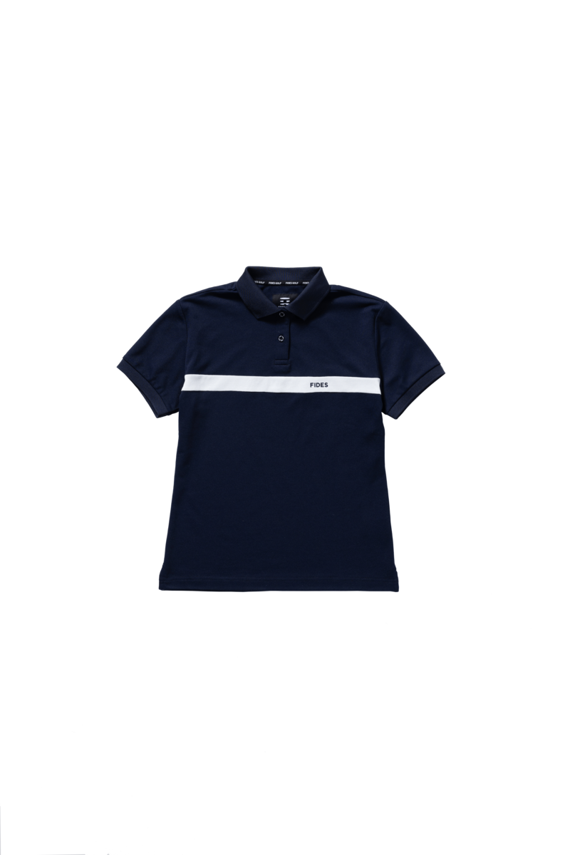 KANOKO CHEST LINE LOGO POLO S/S WOMEN