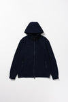 BACK MESH PUNCH FULL ZIP SWEAT PARKA