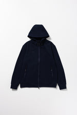 BACK MESH PUNCH FULL ZIP SWEAT PARKA