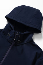 BACK MESH PUNCH FULL ZIP SWEAT PARKA