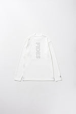 BACK LOGO MOCK NECK L/S