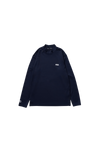 BACK LOGO MOCK NECK L/S