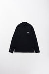 BACK LOGO MOCK NECK L/S