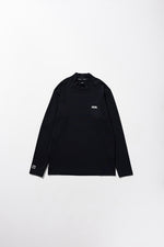 BACK LOGO MOCK NECK L/S